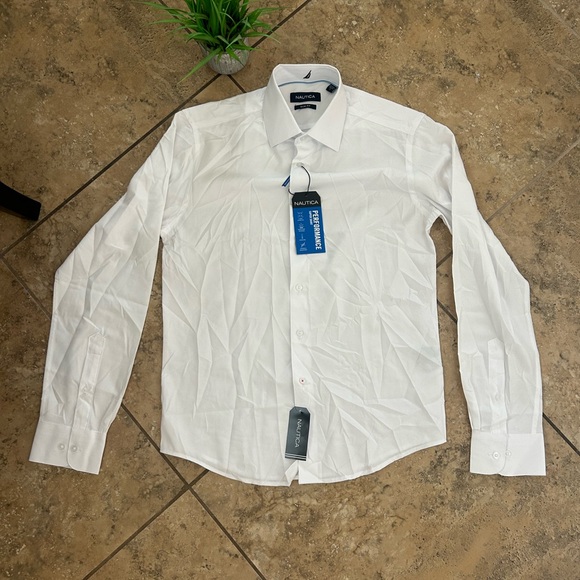 NWT Nautical men’s button down dress shirt - Picture 1 of 6